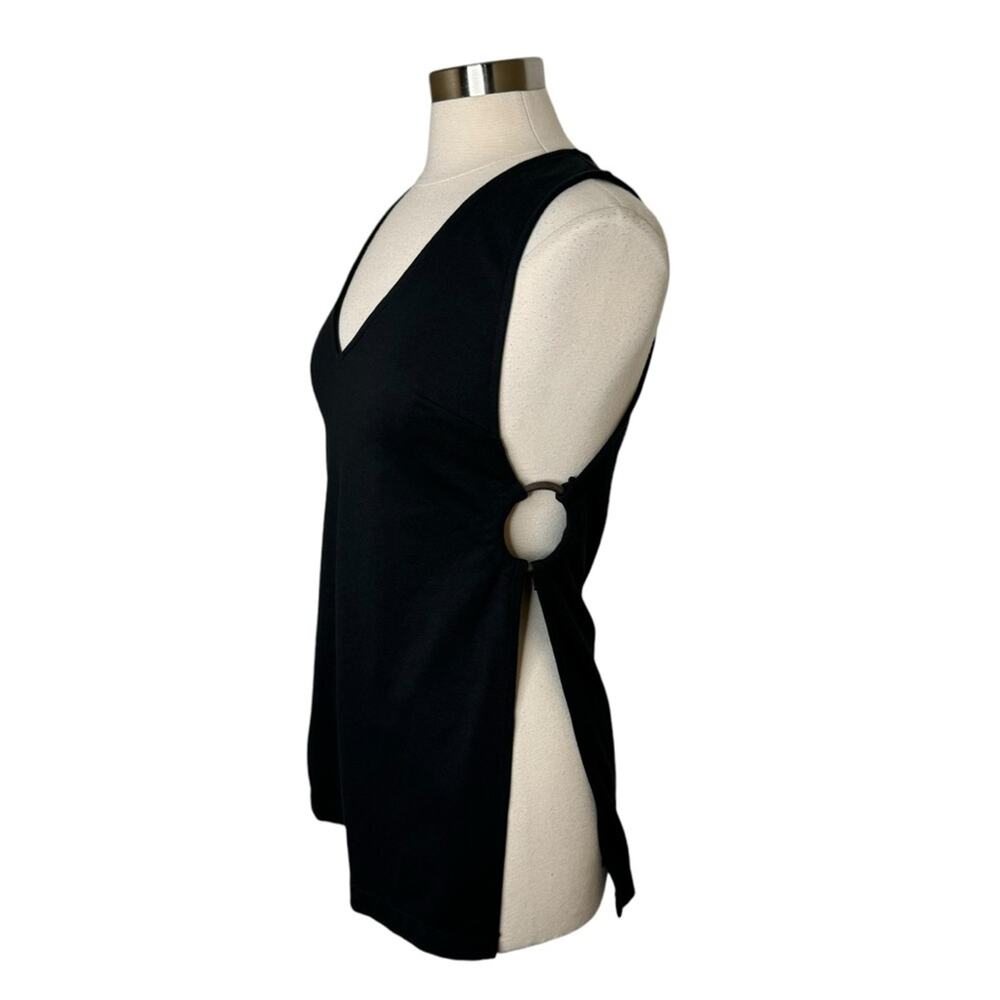 Free People Merav Tank Top Black Boho Sleeveless Shirt Women's Size XS New - Picture 4 of 10